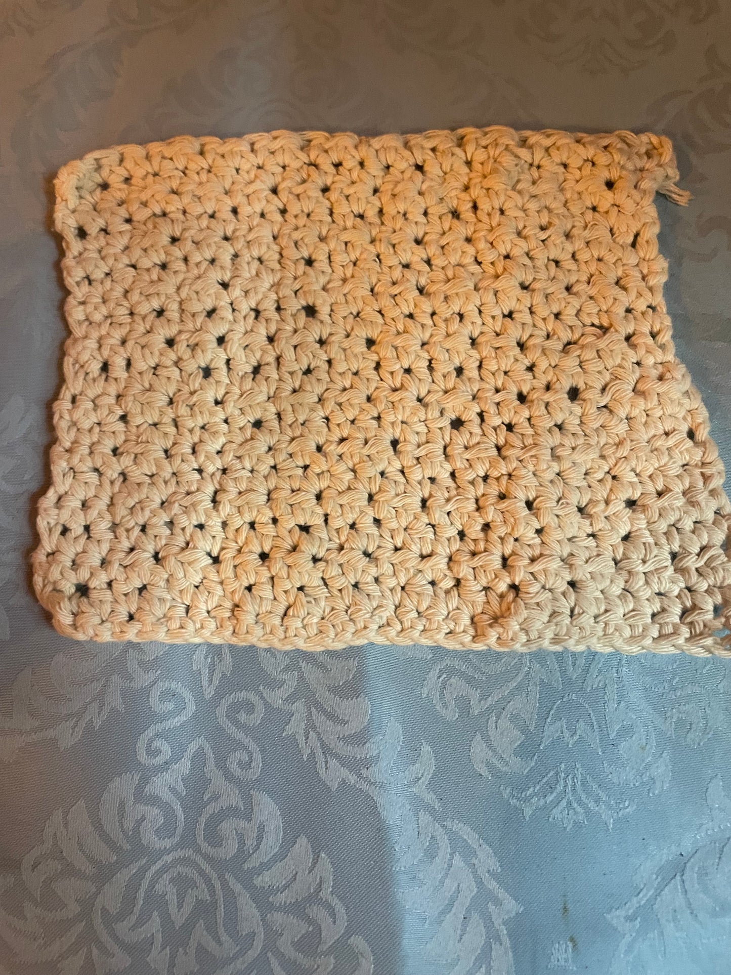 White medium washcloth