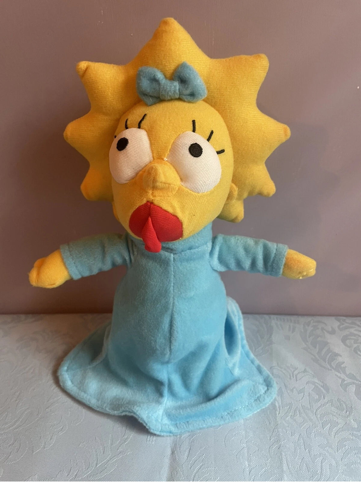 The Simpsons Maggie 8" Doll Plush Stuffed Toy Universals Studios