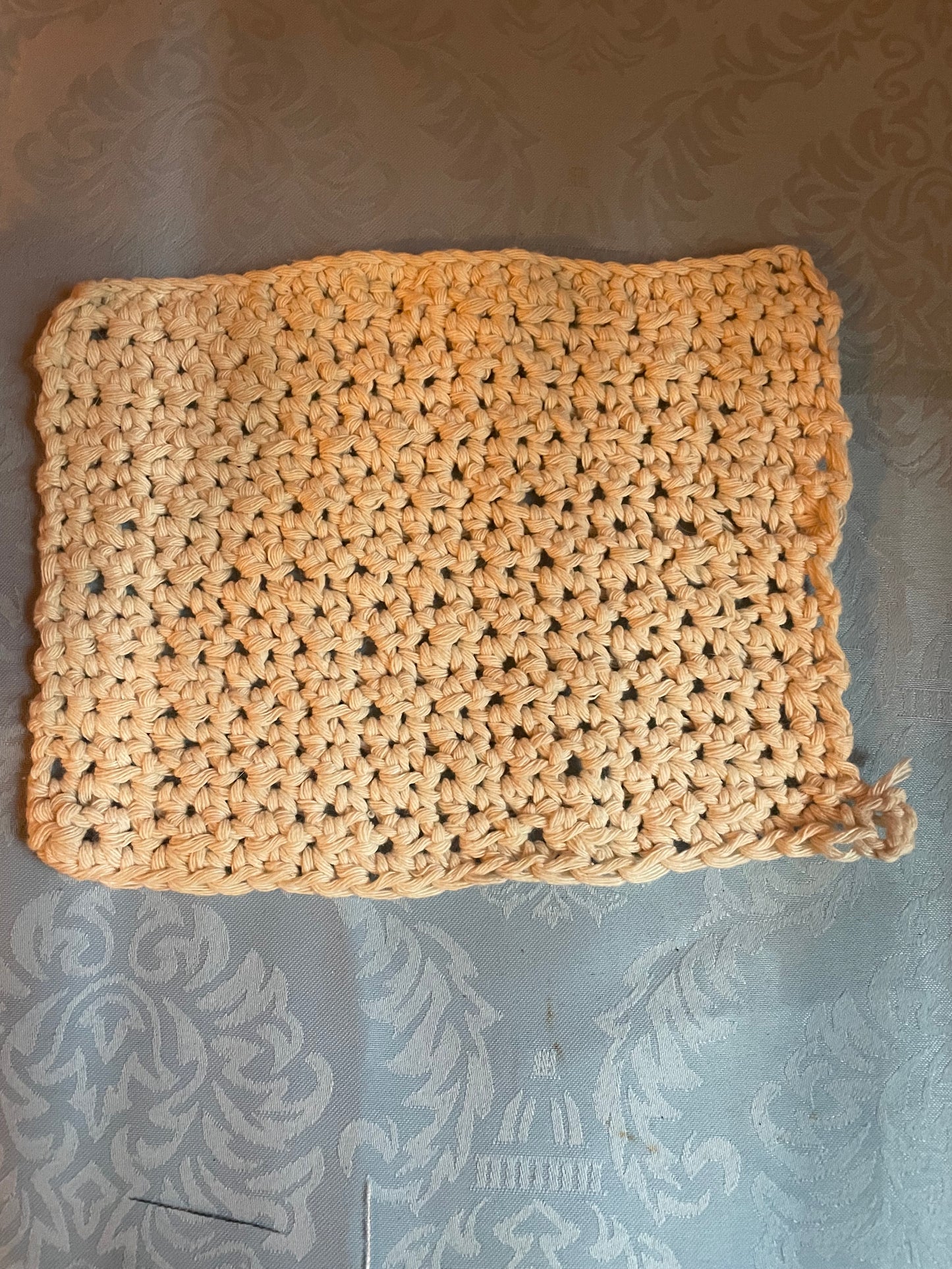 White medium washcloth