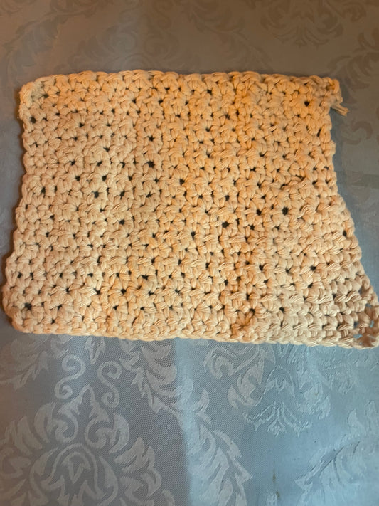 White medium washcloth