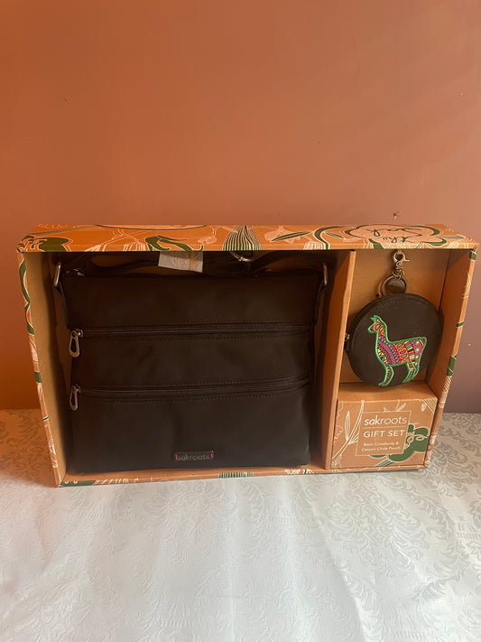 Sakroots Gift Set Basic Crossbody & canyon circle pouch NEW