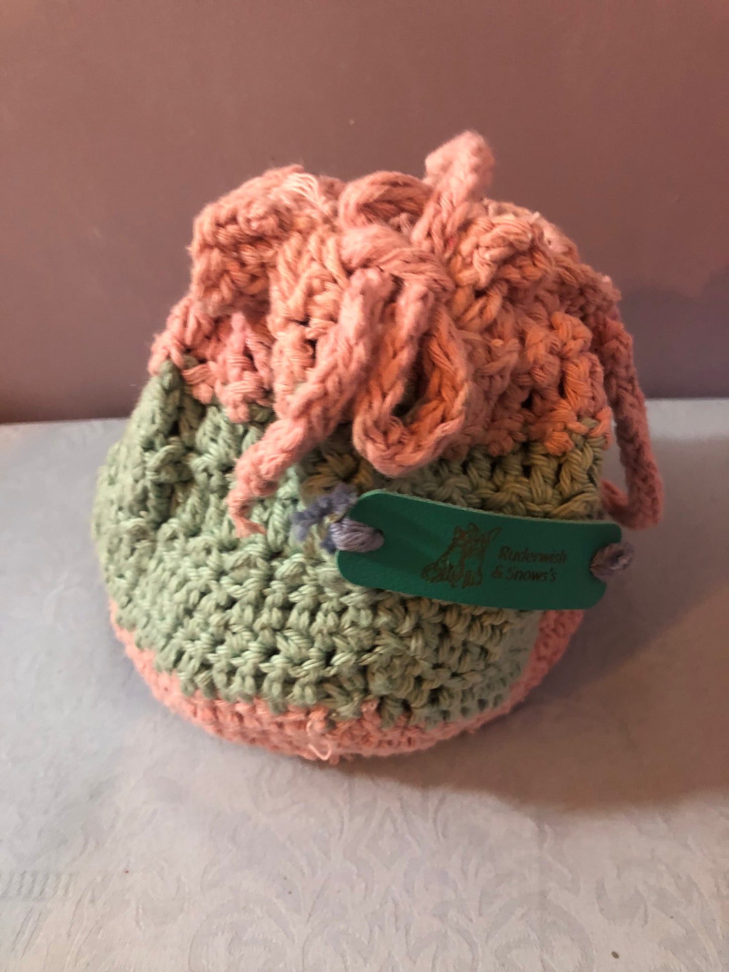 Crochet skin care Cosmetic bag